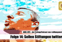 Sollen Stiftungen twittern? Podcast AHOI NPO Folge 14 - Sollen Stiftungen twittern