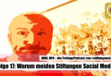 Warum meiden Stiftungen Social Media? Podcast AHOI NPO Folge 17 - Wieso meiden Stiftungen Social-Media