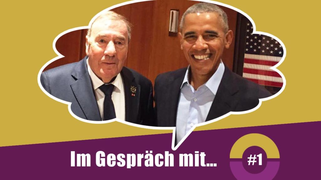 Frank Fleschenberg mit Barack Obama