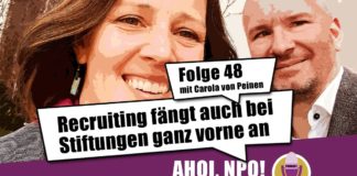 Recruiting fängt auch bei Stiftungen ganz vorne an Podcast Folge 48