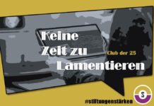 Keine Zeit zum Lamentieren Keine Zeit zum Lamentieren