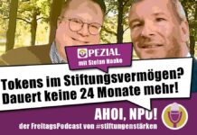 Tokens im Stiftungsvermögen? Dauert keine 24 Monate mehr! Podcast-Spezial - Stefan Haake