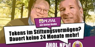 Tokens im Stiftungsvermögen? Dauert keine 24 Monate mehr! Podcast-Spezial - Stefan Haake