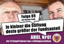 Je kleiner die Stiftung desto größer der Fondsanteil Podcast Folge 89