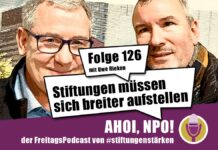 Stiftungen müssen sich breiter aufstellen Podcast Folge 126