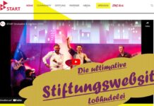 Die Stiftungswebsite rockt Stiftungswebsite Lobhudelei Start-Stiftung