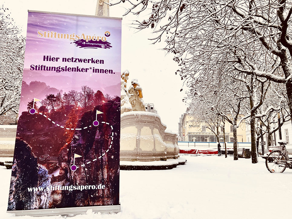 StiftungsApero Trier im Schnee
