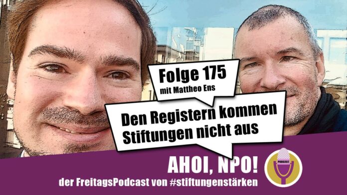 AHOI, NPO! - der #FreitagsPodcast von #stiftungenstärken, Folge 175 mit Mattheo Ens