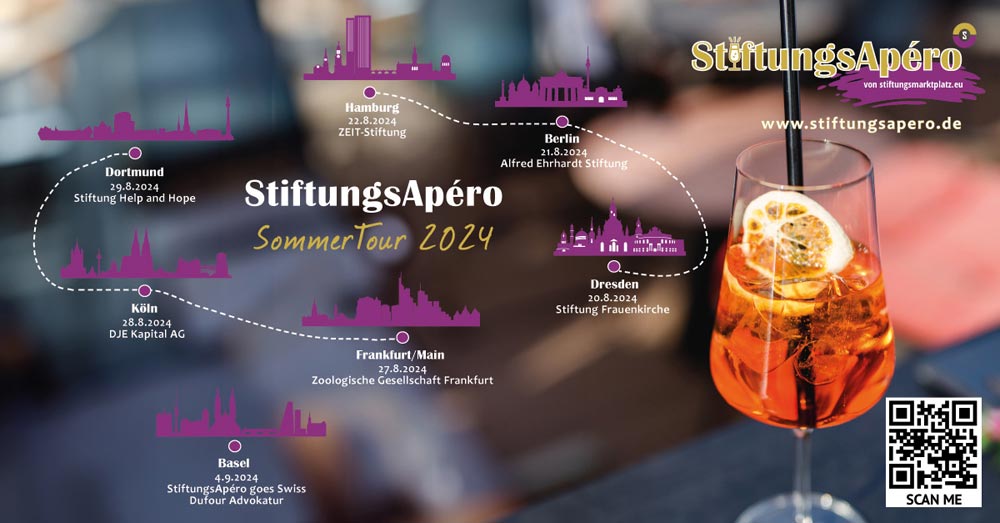 StiftungsApero SommerTour 2024 die Tourdaten