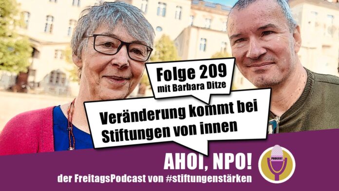 Podcast für Stiftungen mit Barbara Ditze