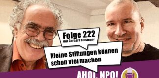 Kleine Stiftungen können schon viel machen Podcast Folge 222