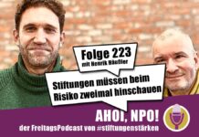 Stiftungen müssen beim Risiko zweimal hinschauen Podcast Folge 223