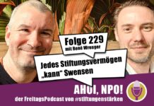 Jedes Stiftungsvermögen „kann“ Swensen Podcast Folge 229