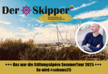 Das war die StiftungsApéro SommerTour 2025 +++ So wird #sokoms25 Newsletter der Skipper Oktober 2025