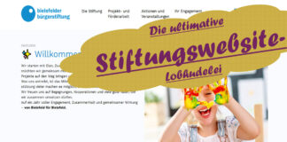Diese Stiftungswebsite ist greifbar. Stiftungswebsite Bielefelder Bürgerstiftung