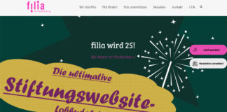 Wenn die Mutfunken überspringen Stiftungswebsite filia Frauenstiftung