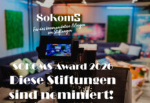 Diese Stiftungen sind nominiert für den SOKOMS Award 2026 Diese Stiftungen sind nominiert SOKOMS-Award 2026