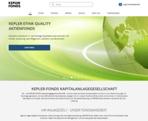 Webpräsenz KEPLER-FONDS