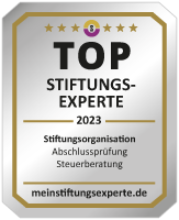 TOP-Stiftungsexperte Stiftungsorganisation, Abschlussprüfung, Steuerberatung